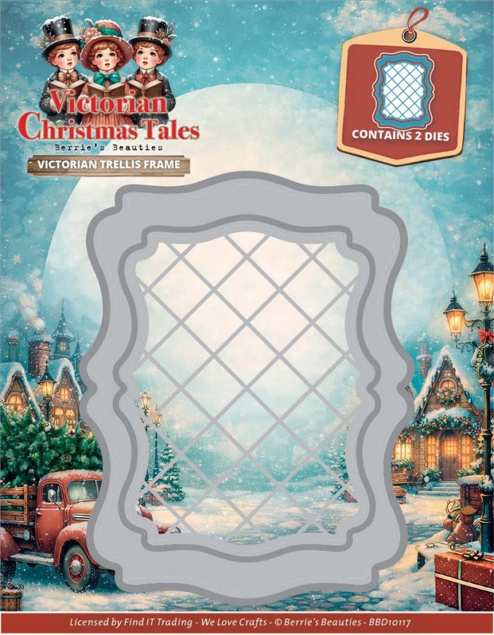 Dies - Berries Beauties - Victorian Christmas Tales - Victorian Trellis Frame