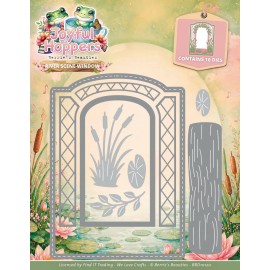 Dies - Berries Beauties - Joyful Hoppers - River Scene Window