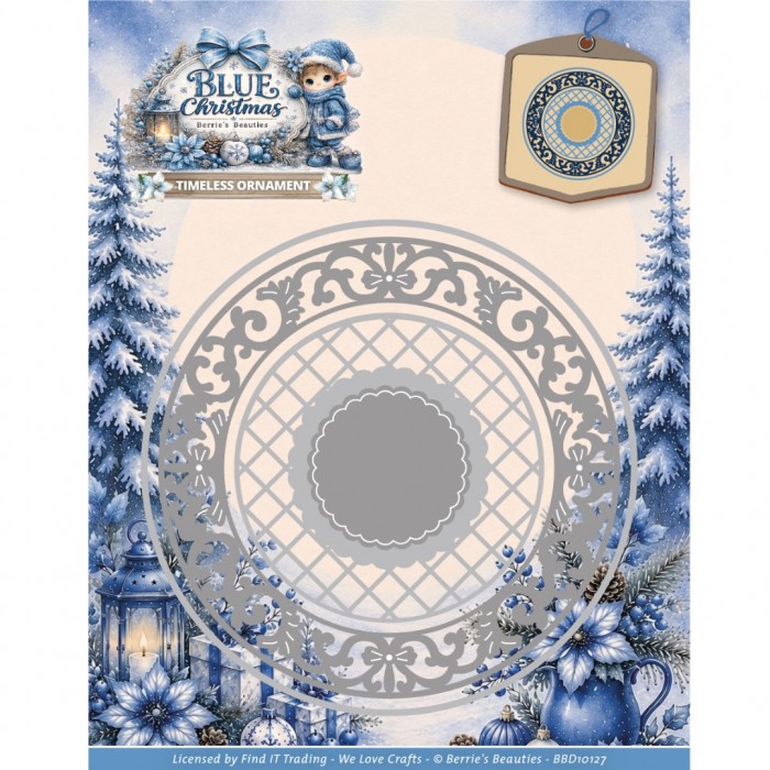 Dies - Berries Beauties - Blue Christmas - Timeless Ornament