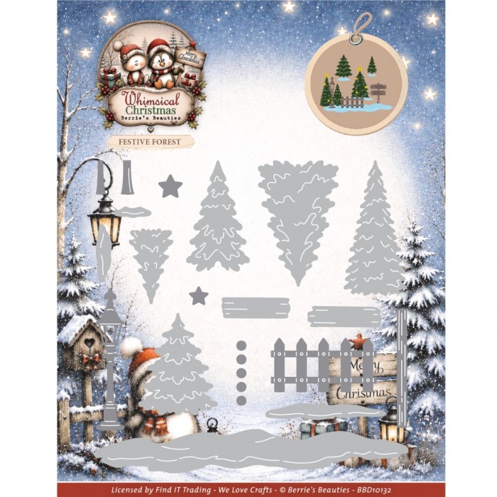 Dies - Berries Beauties - Whimsical Christmas - Festive Forest