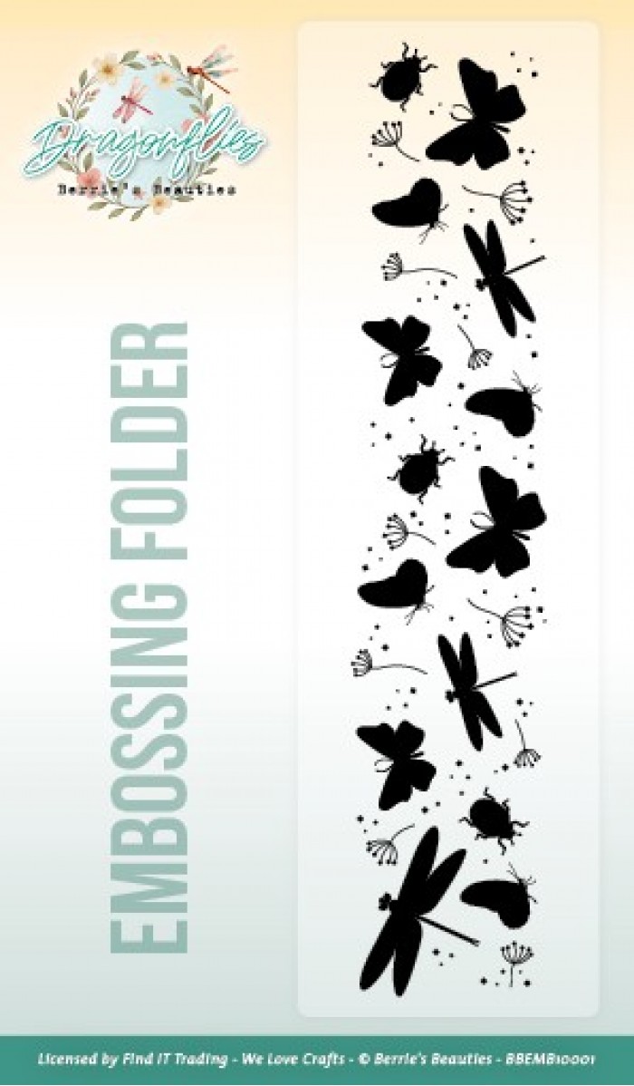 Embossing Folder - Berrie's Beauties - Dragonflies