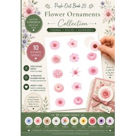 Push-Out Book 20 - Flower Ornaments Collection