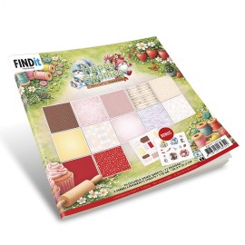 Paperpack - Berries Beauties - Happy Gnomes 20 x 20 cm