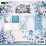 Paperpack - Berries Beauties - Blue Christmas 20 x 20 cm