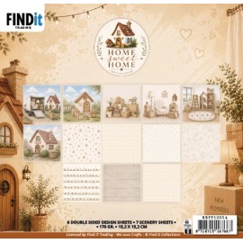 Paperpack - Find It Collection - Home Sweet Home - 15,2 x 15,2 cm Paperpack - Find It Collection - Home Sweet Home - 15,2 x 15,2 cm