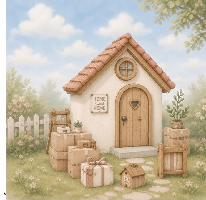 Paperpack - Find It Collection - Home Sweet Home - 15,2 x 15,2 cm