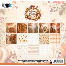 Paperpack - Find It Collection - Autumn Charm - 15.2 x 15.2 cm Paperpack - Find It Collection - Autumn Charm - 15.2 x 15.2 cm