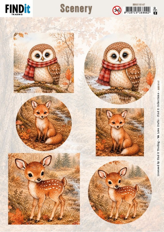 Scenery Push out - Find It Collection - Autumn Charm
