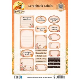 Berrie's Beauties Scrapbook Labels - Sweet Honey Bees - NL