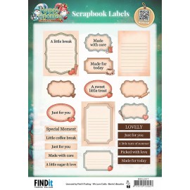 Berrie's Beauties Scrapbook Labels - Happy Gnomes - EN