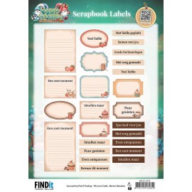 Berrie's Beauties Scrapbook Labels - Happy Gnomes - NL