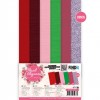 Linen Cardstock Pack - Berries Beauties - Floral Elegance - 4K