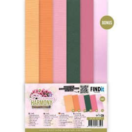 Linen Cardstock Pack - Berries Beauties - Blooming Harmony - 4K