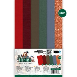 Linen Cardstock Pack - Berries Beauties - Good Old Christmas - 4K Linen Cardstock Pack - Berries Beauties - Good Old Christmas - 4K