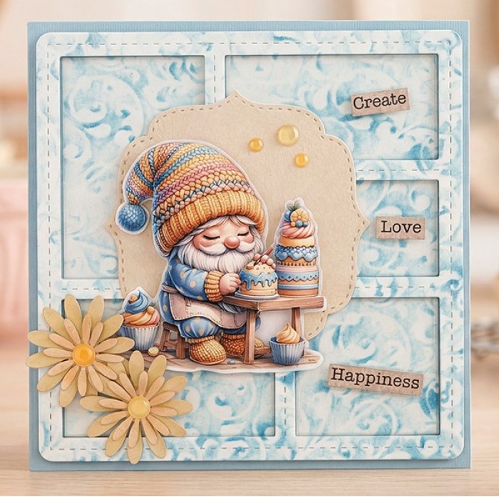 3D Cutting Sheet - Berries Beauties - Happy Gnomes - The Tiny Baker