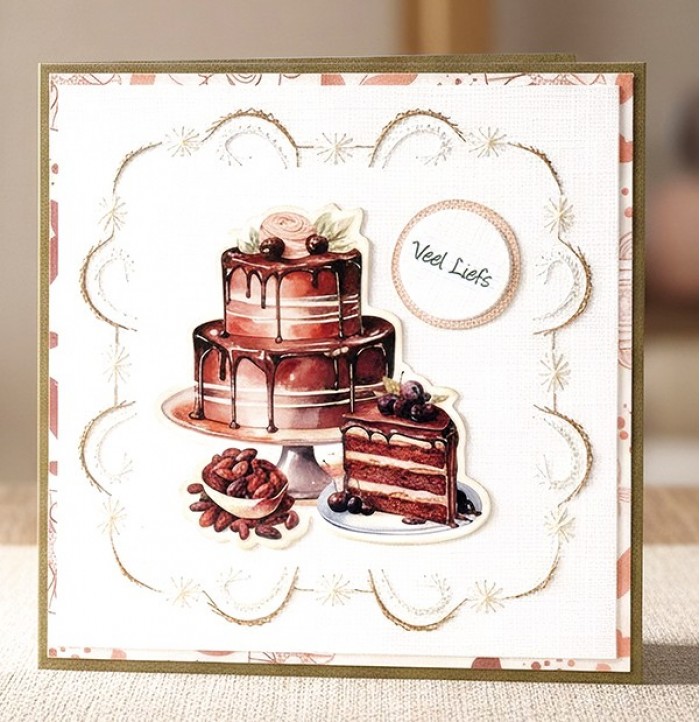 Linen Cardstock Pack - Berries Beauties - Sweet Moments - 4K