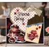 Linen Cardstock Pack - Berries Beauties - Sweet Moments - A4