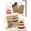Linen Cardstock Pack - Berries Beauties - Sweet Moments - A4