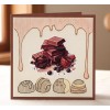 3D Pushout Sheet - Berries Beauties - Sweet Moments - Chocolate Bliss