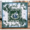 3D Cutting Sheet - Berries Beauties - Blue Christmas - Christmas Lanterns