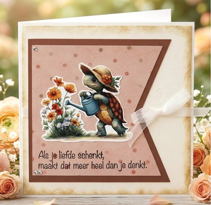 Paperpack - Berries Beauties - Cute Animals 20 x 20 cm