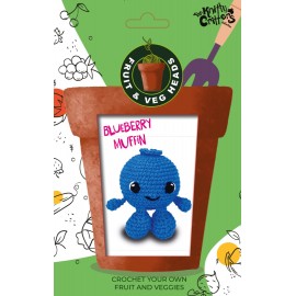 Knitty Critters Fruit and Veg - Blueberry Muffin