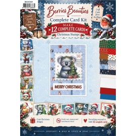 Berrie's Beauties - Complete Card Kit - Christmas Stamps Animals Berrie's Beauties - Complete Card Kit - Christmas Stamps Animals