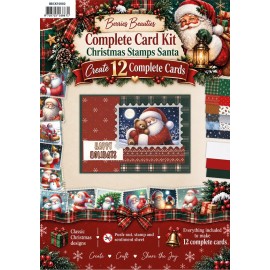 Berrie's Beauties - Complete Card Kit - Christmas Stamps Santa Berrie's Beauties - Complete Card Kit - Christmas Stamps Santa