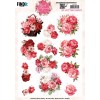 3D Cutting Sheet - Berries Beauties - Floral Elegance - Peony Delight