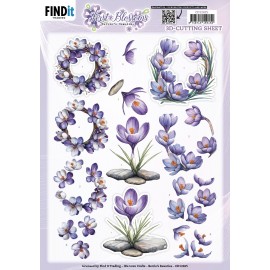 3D Cutting Sheet - Berries Beauties - First Blossoms - Stone and Bloom