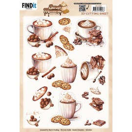 3D Cutting Sheet - Berries Beauties - Sweet Moments - Cookie Delights