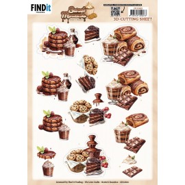 3D Cutting Sheet - Berries Beauties - Sweet Moments - Sugar Treats