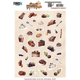 Cutting Sheet - Berries Beauties - Sweet Moments - Small Elements