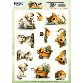 3D Cutting Sheet - Berries Beauties - Cute Animals - Garden Friends 3D Cutting Sheet - Berries Beauties - Cute Animals - Garden Friends