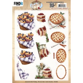 3D Cutting Sheet - Berries Beauties - Homestead Bakery - Bake Bites