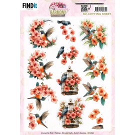 3D Cutting Sheet - Berries Beauties - Blooming Harmony - Serenade