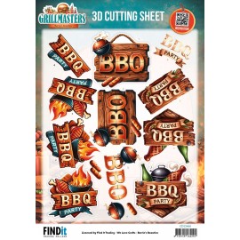 3D Cutting Sheet - Berries Beauties - Grillmasters - Backyard Feast