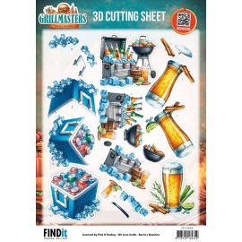 3D Cutting Sheet - Berries Beauties - Grillmasters - BBQ & Brews