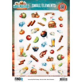 Cutting Sheet - Berries Beauties - Grillmasters - Small Elements
