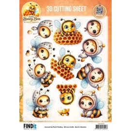 3D Cutting Sheet - Berries Beauties - Sweet Honey Bees - Honeycomb Friends