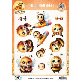 3D Cutting Sheet - Berries Beauties - Sweet Honey Bees - Little Buzzers