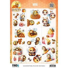 Cutting Sheet - Berries Beauties - Sweet Honey Bees - Mini