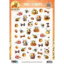 Cutting Sheet - Berries Beauties - Sweet Honey Bees - Small Elements