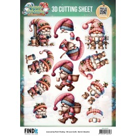 3D Cutting Sheet - Berries Beauties - Happy Gnomes - Coffee & Clicks