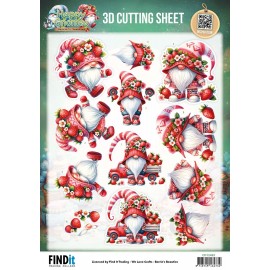3D Cutting Sheet - Berries Beauties - Happy Gnomes - Berry Cute