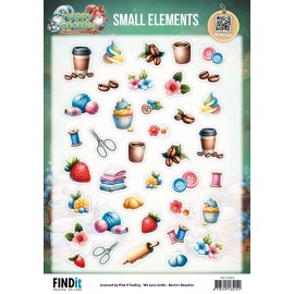 Cutting Sheet - Berries Beauties - Happy Gnomes - Small Elements