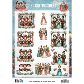 3D Cutting Sheet - Berries Beauties - Victorian Christmas Tales - A Christmas Serenade