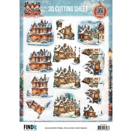 3D Cutting Sheet - Berries Beauties - Victorian Christmas Tales - Home for Christmas