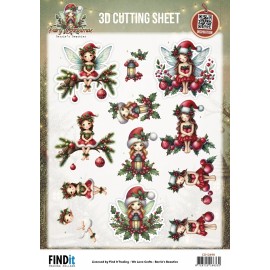 3D Cutting Sheet - Berries Beauties - Fairy Christmas - Christmas Fairy