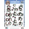 3D Cutting Sheet - Berries Beauties - Whimsical Christmas - Snowmen